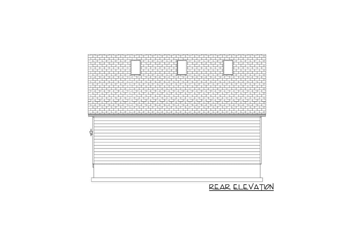 Plan 61213UT: Garage Workshop with Storage on the Main Level and Large Bonus Room Above - Image #15 - Rustic, Traditional