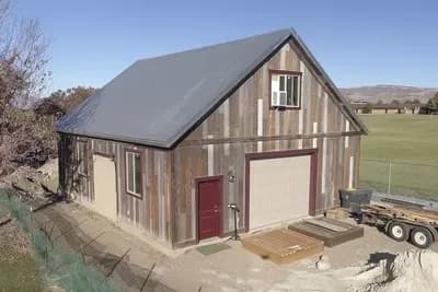 Garage Workshop with Storage on the Main Level and Large Bonus Room Above