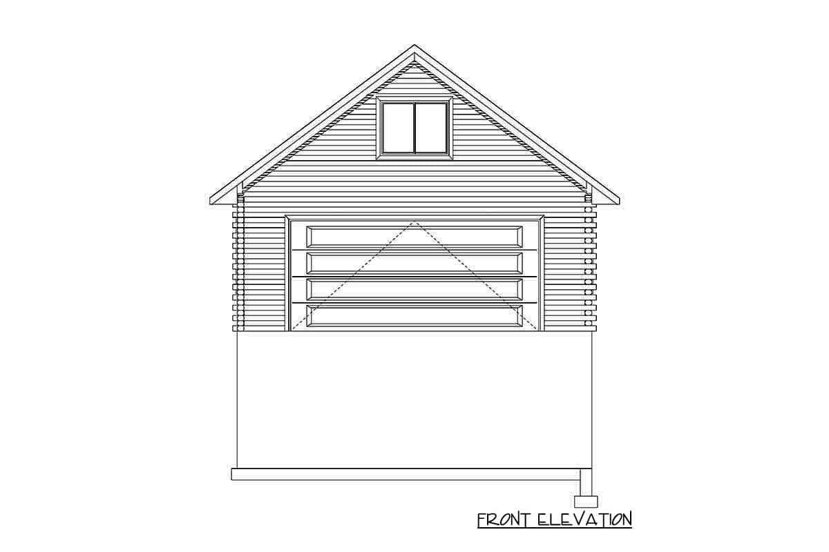 Plan 61218UT: Bi-level Detached Garage with Bonus Room Upstairs - Image #10 - Rustic