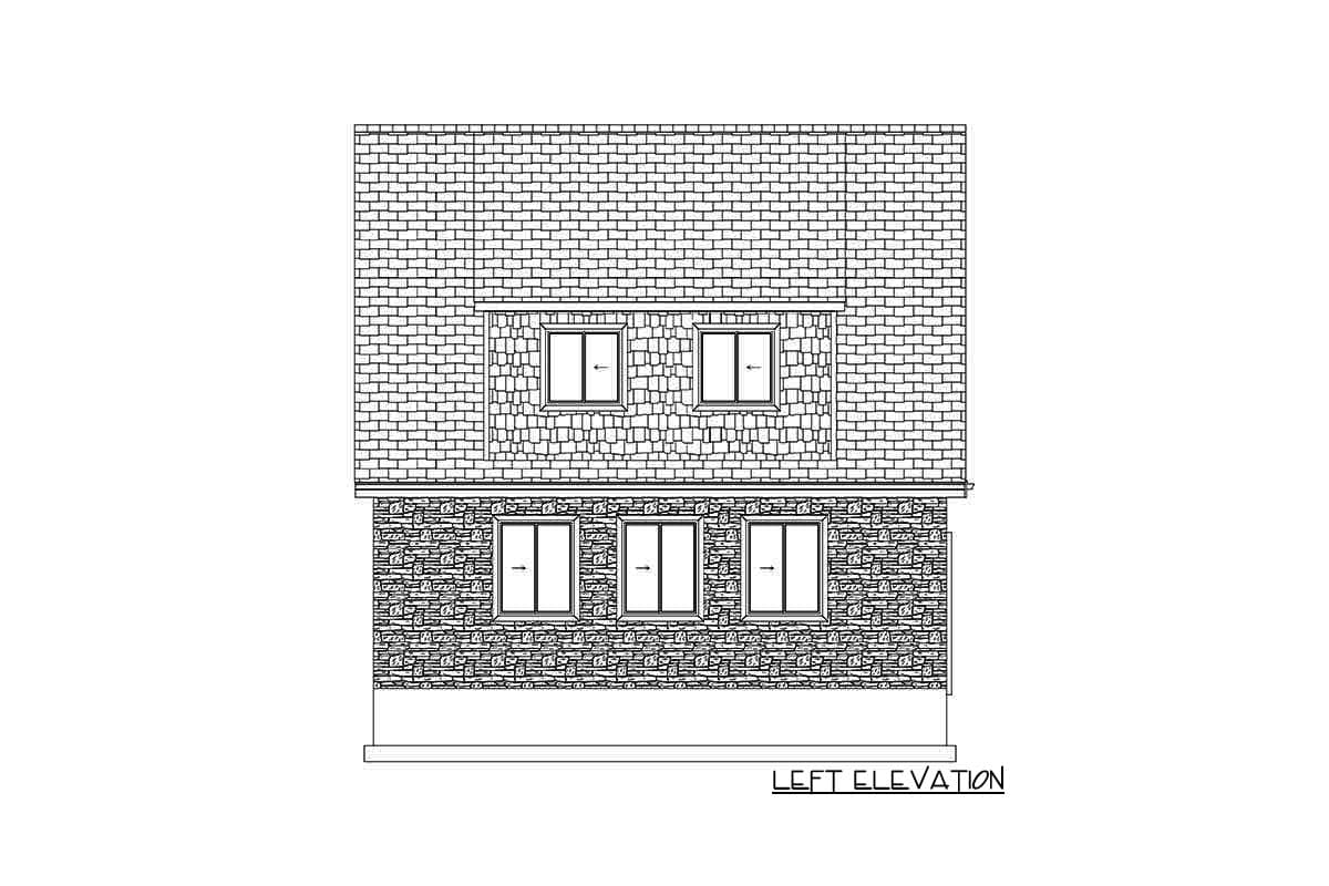 Plan 61243UT: 2 Bed Garage Apartment with a Half Bath in the Garage Level - Image #14 - Carriage, Country, Craftsman, Traditional