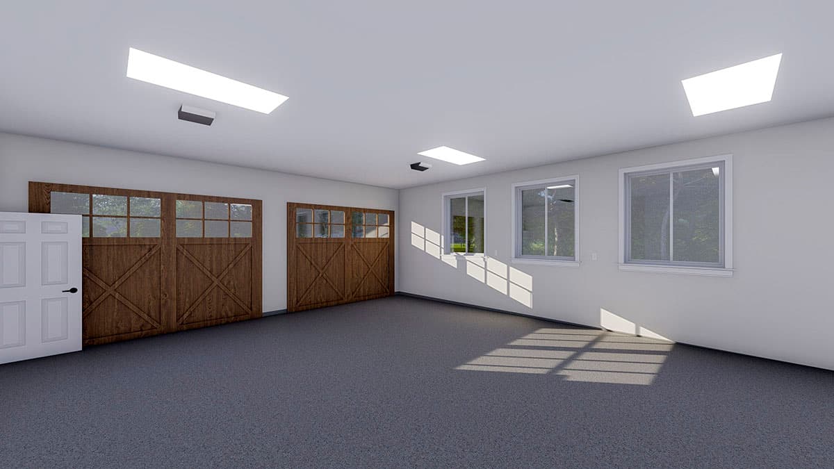 Plan 61243UT: 2 Bed Garage Apartment with a Half Bath in the Garage Level - Image #12 - Carriage, Country, Craftsman, Traditional