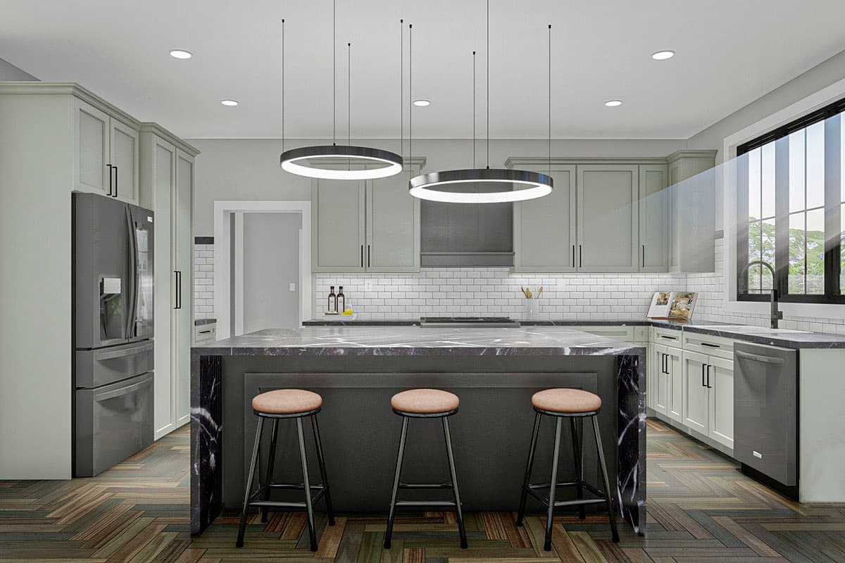 Plan 62372DJ: 4-Bed New American Farmhouse Plan with 1-Bed Apartment Above Garage - Image #8 - Colonial, Country, Farmhouse, Modern Farmhouse, New American, Traditional