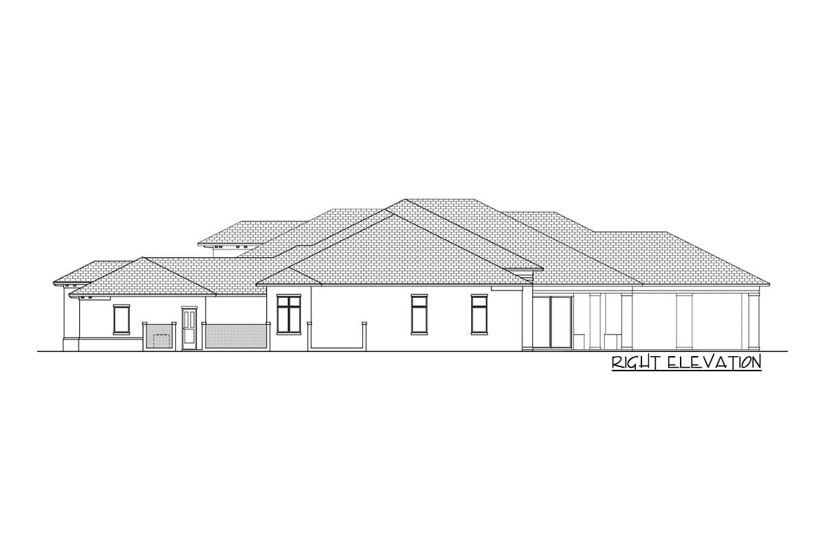 Plan 65661BS: Luxury Mediterranean Home Plan for Indoor Outdoor Living - Image #5 - Coastal, Coastal Contemporary, Contemporary, European, Florida-Style, Mediterranean, Southern, Transitional