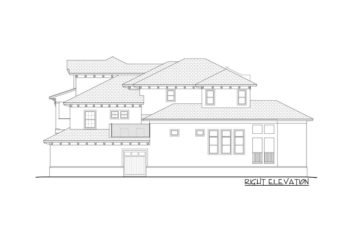 Plan 65665BS: Transitional Mediterranean Home Plan with 3rd Floor Observation Deck - Image #5 - Coastal, European, Florida-Style, Mediterranean, Transitional
