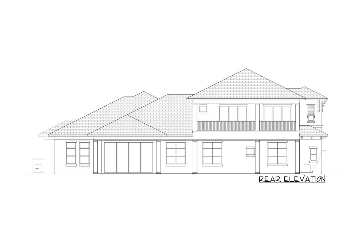 Plan 65667BS: Luxury European Home Plan with Spacious Outdoor Living Area - Image #4 - Coastal, European, Florida-Style, Mediterranean, Southern