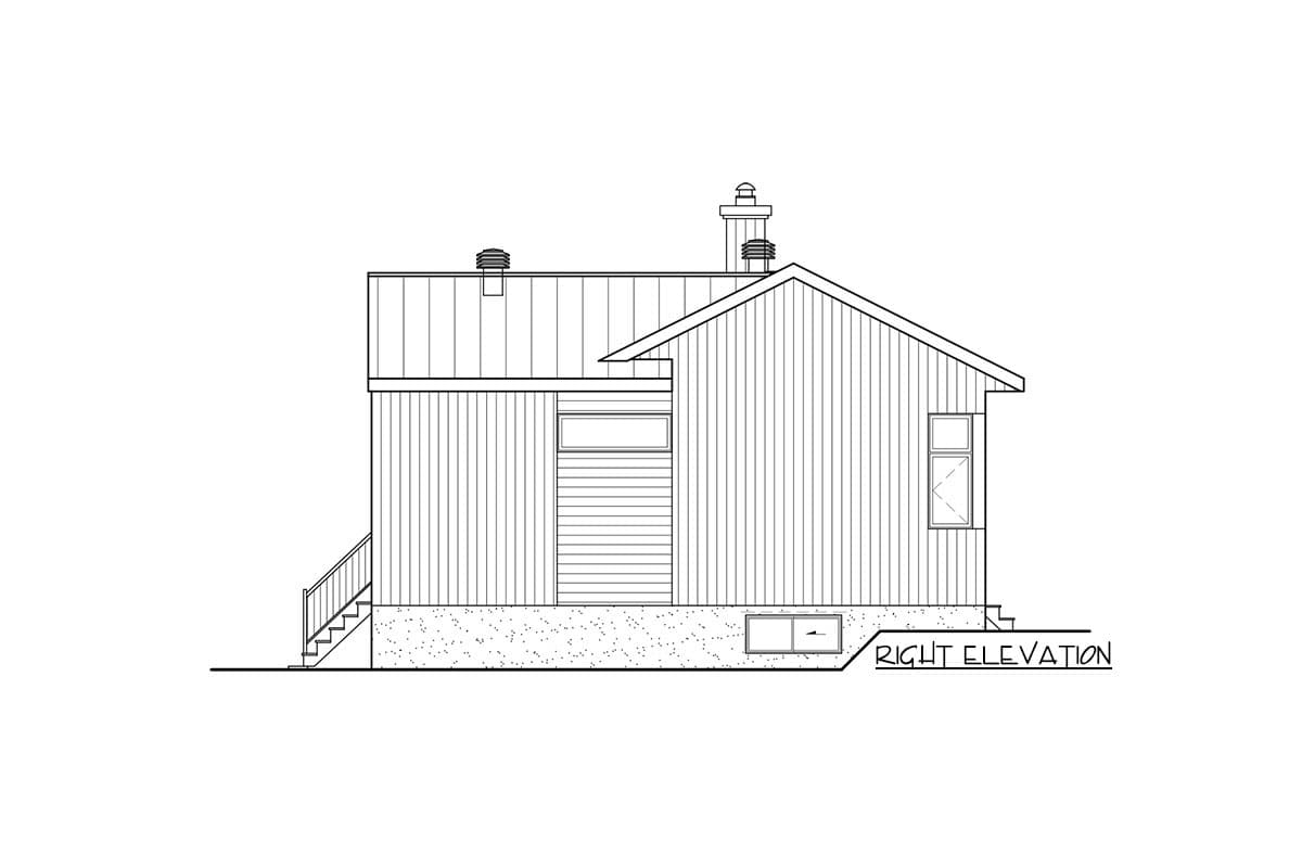 Plan 80983PM: Contemporary Northwest House Plan with 12'-Deep Back Porch - Image #5 - Contemporary, Northwest, Scandinavian