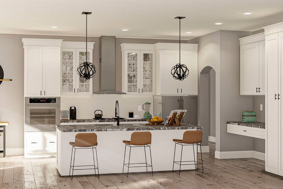 Plan 62376DJ: 3-Bed ADA-Compliant New American House Plan - Image #9 - Country, Craftsman, Modern Farmhouse, New American