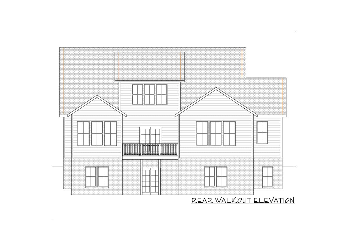 Plan 260008RVC: Modern Farmhouse Plan with Study and Rear Deck - Image #25 - Country, Craftsman, Modern Farmhouse, New American