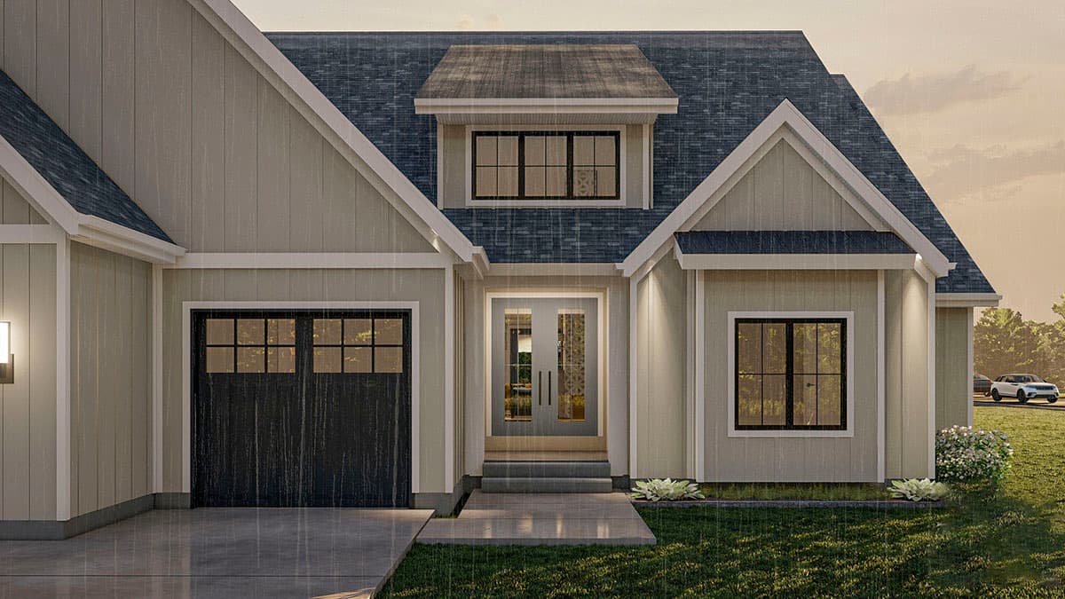 Plan 62377DJ: New American House Plan with Open Floor Plan and Large Covered Patio in Back - Image #10 - Country, Craftsman, New American, Traditional