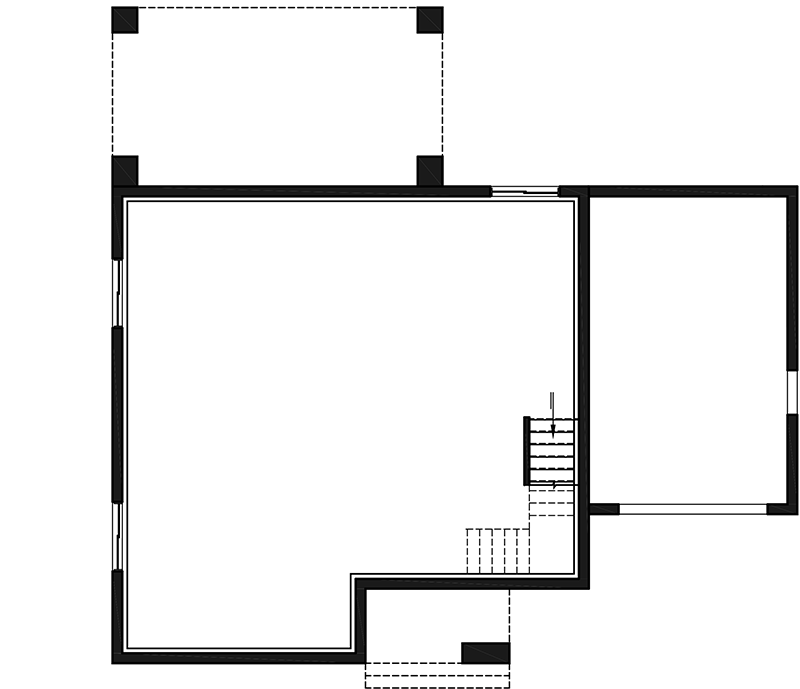 Plan 22604DR: Modern Two-story Home Plan with Upstairs Bedrooms - 1912 Sq Ft - Floor Plan - Unfinished Basement - Contemporary, Modern, Northwest, Scandinavian