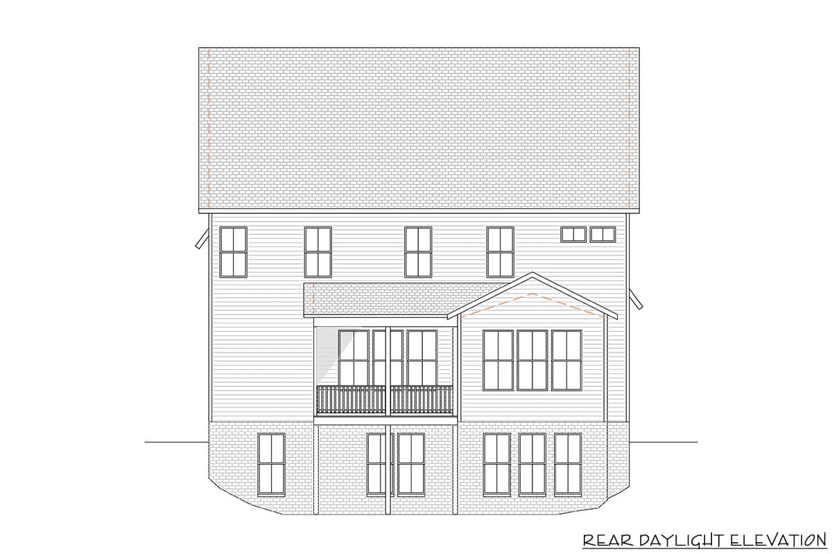 Plan 260009RVC: New American House Plan with Optional 3rd Floor - 3145 Sq Ft - Image #21 - Country, Craftsman, Farmhouse, New American, Traditional