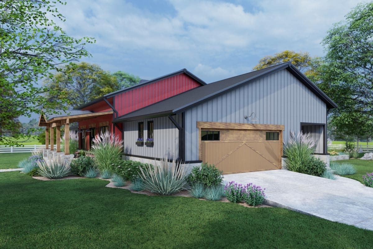Plan 16922WG: 3-Bedroom Modern Farmhouse Plan with Metal or Wood Framing Options - 2486 Sq Ft - Image #11 - Barndominium, Country, Craftsman, Farmhouse, Hill Country, Modern Farmhouse, Ranch, Southern