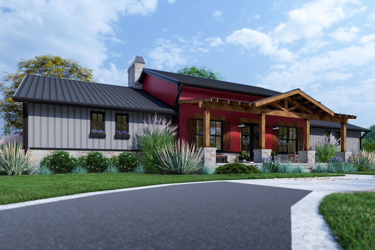 Plan 16922WG: 3-Bedroom Modern Farmhouse Plan with Metal or Wood Framing Options - 2486 Sq Ft - Image #15 - Barndominium, Country, Craftsman, Farmhouse, Hill Country, Modern Farmhouse, Ranch, Southern