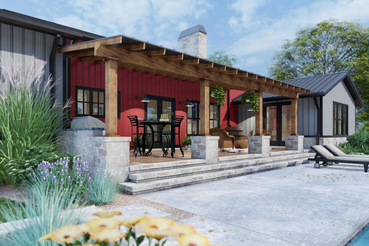Plan 16922WG: 3-Bedroom Modern Farmhouse Plan with Metal or Wood Framing Options - 2486 Sq Ft - Image #17 - Barndominium, Country, Craftsman, Farmhouse, Hill Country, Modern Farmhouse, Ranch, Southern