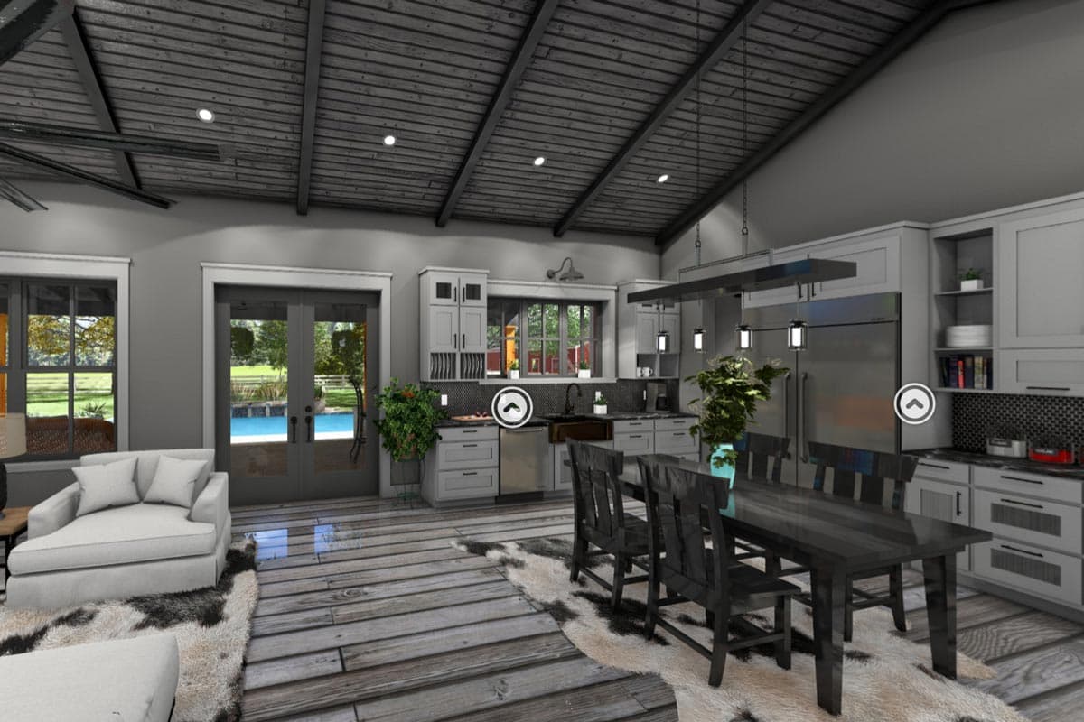 Plan 16922WG: 3-Bedroom Modern Farmhouse Plan with Metal or Wood Framing Options - 2486 Sq Ft - Virtual Tour Cover Image - Barndominium, Country, Craftsman, Farmhouse, Hill Country, Modern Farmhouse, Ranch, Southern