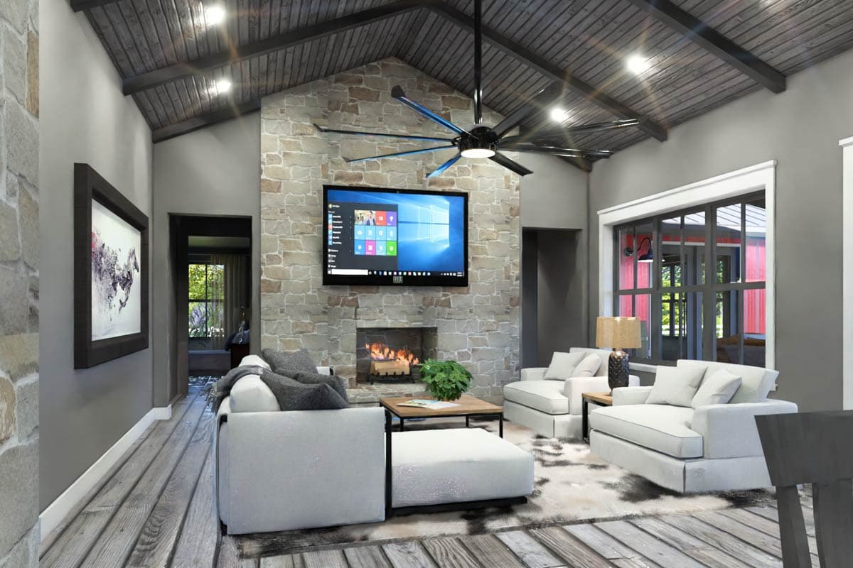 Plan 16922WG: 3-Bedroom Modern Farmhouse Plan with Metal or Wood Framing Options - 2486 Sq Ft - Image #8 - Barndominium, Country, Craftsman, Farmhouse, Hill Country, Modern Farmhouse, Ranch, Southern