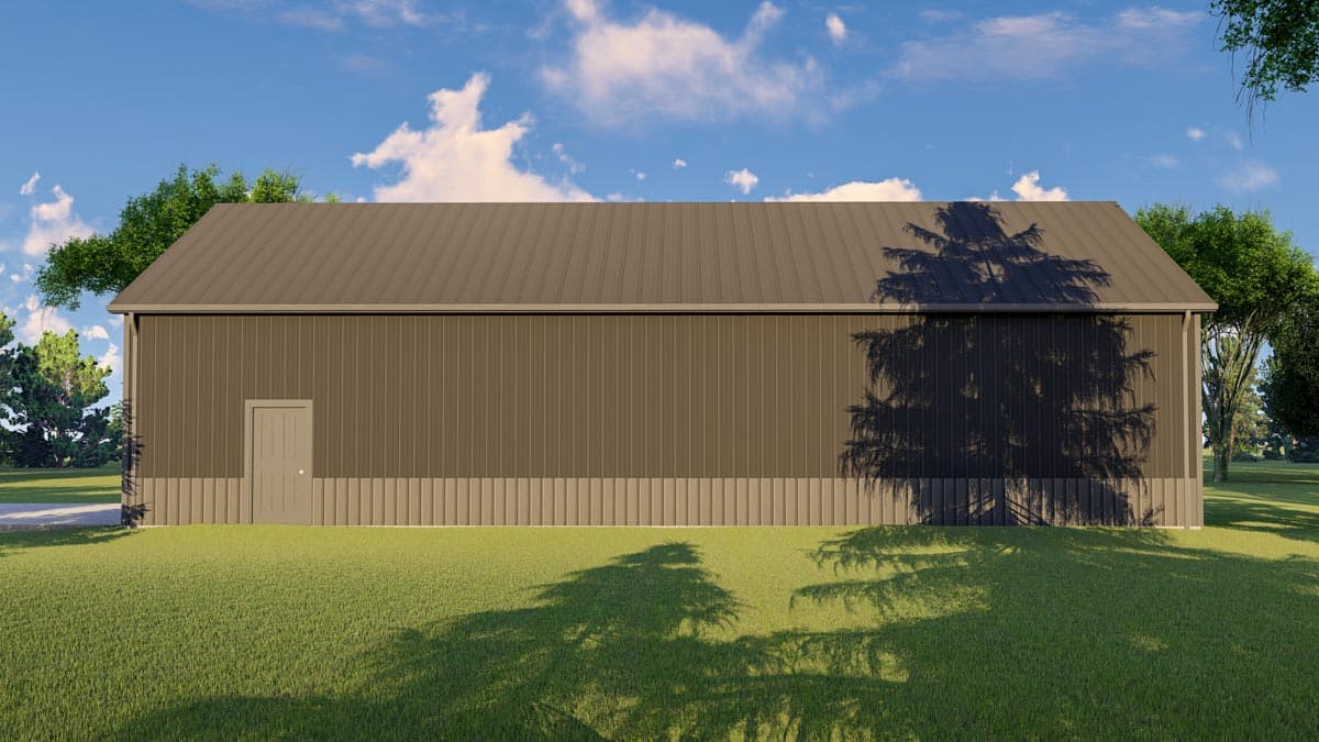 Plan 135054GRA: 3-Bed Country Ranch Plan with Oversized 2400 Sq Ft Garage - Image #6 - Barndominium, Country, Craftsman, Farmhouse, Ranch