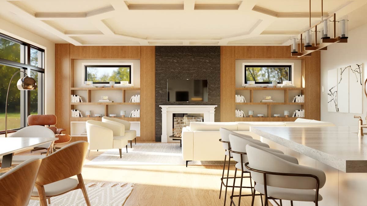 Plan 135055GRA: Country Farmhouse Plan with Optional Lower Level - Image #9 - Country, Craftsman, Farmhouse, Modern Farmhouse, New American