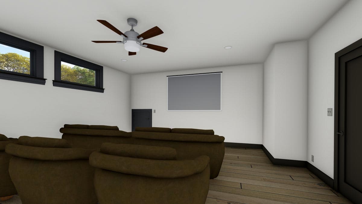 Plan 64517SC: Two-story Modern Farmhouse with Butler's Pantry and Home Theater - Image #22 - Country, Craftsman, Farmhouse, Modern Farmhouse, New American