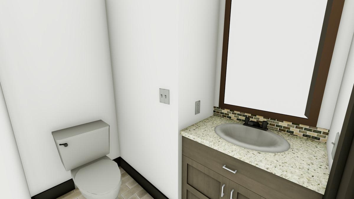 Plan 64517SC: Two-story Modern Farmhouse with Butler's Pantry and Home Theater - Image #25 - Country, Craftsman, Farmhouse, Modern Farmhouse, New American