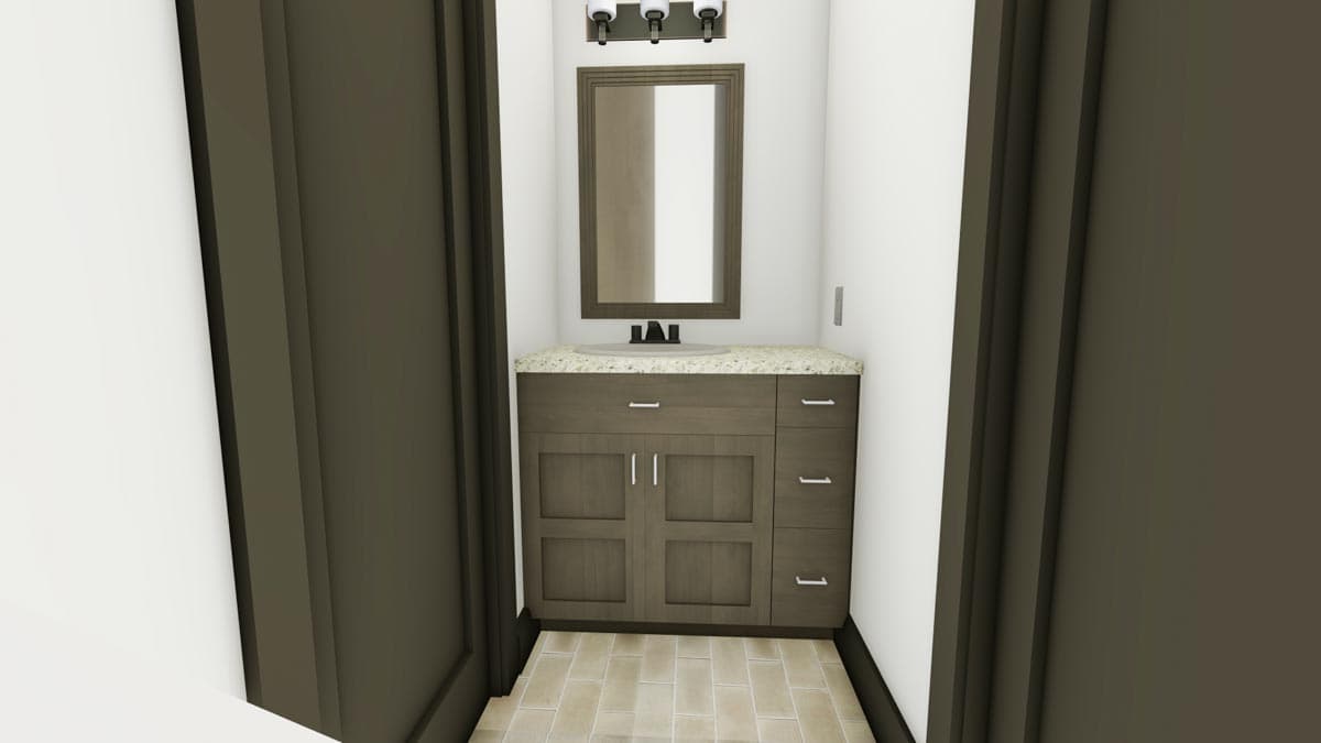 Plan 64517SC: Two-story Modern Farmhouse with Butler's Pantry and Home Theater - Image #27 - Country, Craftsman, Farmhouse, Modern Farmhouse, New American