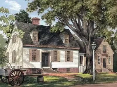 Cape Cod Home Plan with Extra Storage