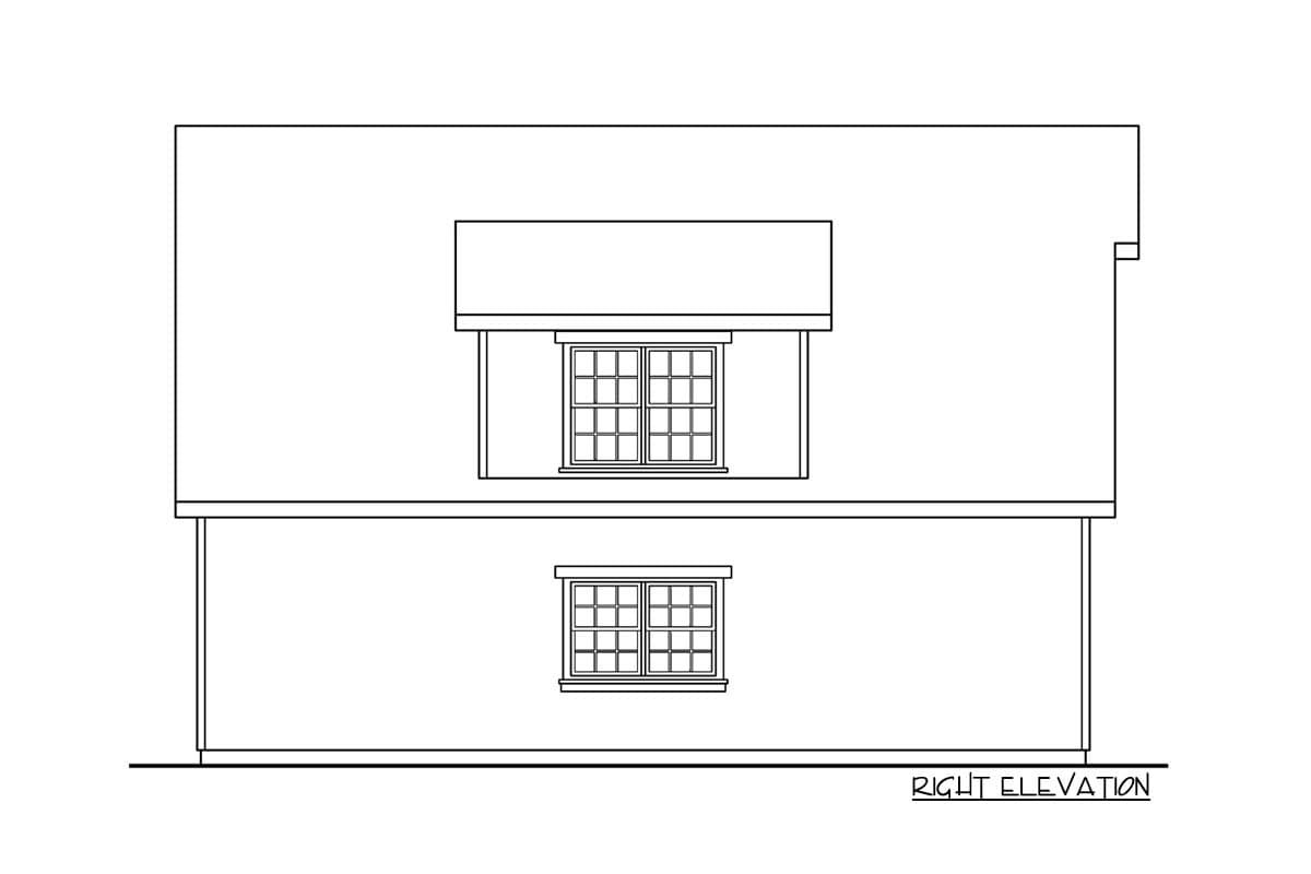 Plan 720040DA: Craftsman-Style 2-Car Garage with Shop and Bonus Space - 1140 Sq Ft - Image #4 - Country, Craftsman, Traditional