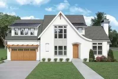 Cost-to-Build Report for Plan 280139JWD: Charming 3-Bed European Home ...