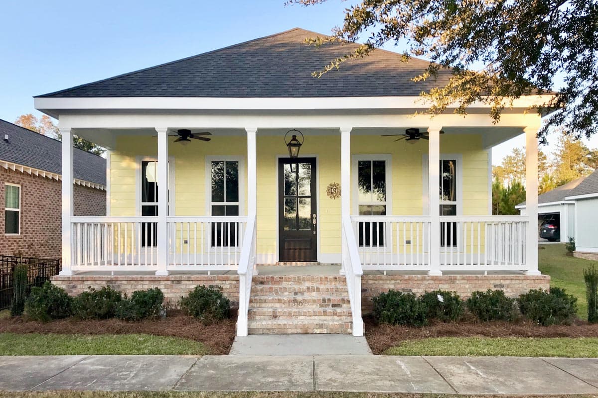 Plan 521001TTL: Narrow 3-Bed Home Plan with Rear Garage - 1701 Sq Ft - Image #6 - Cottage, Country, Southern, Traditional