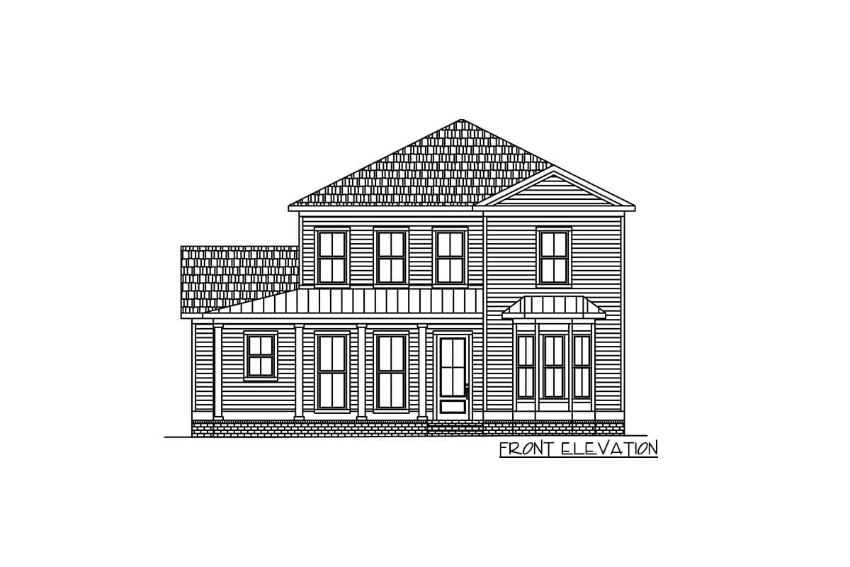 Plan 521008TTL: Exclusive Southern Country House Plan with an L-shaped Front Porch - Image #18 - Cottage, Country, Farmhouse, New American, Southern, Traditional