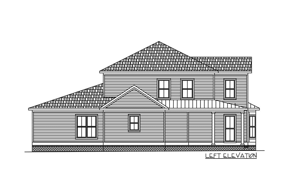 Plan 521008TTL: Exclusive Southern Country House Plan with an L-shaped Front Porch - Image #19 - Cottage, Country, Farmhouse, New American, Southern, Traditional