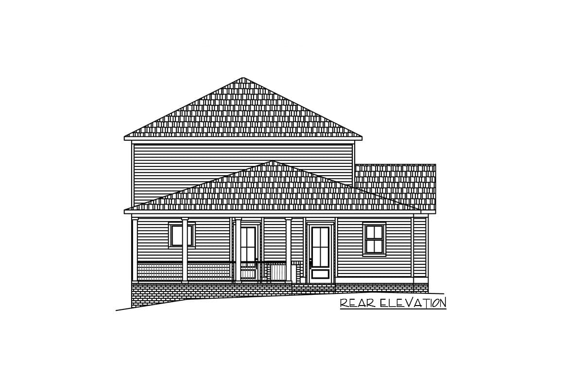 Plan 521008TTL: Exclusive Southern Country House Plan with an L-shaped Front Porch - Image #20 - Cottage, Country, Farmhouse, New American, Southern, Traditional