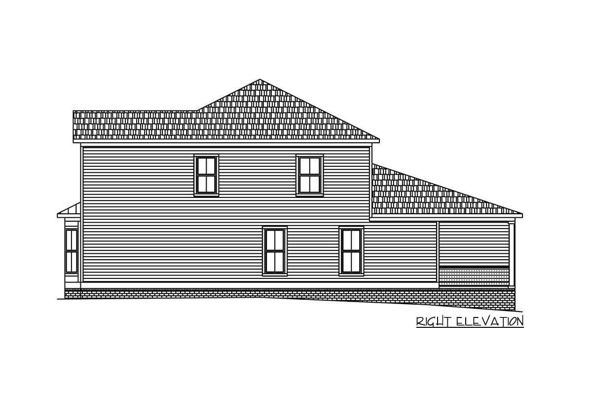 Plan 521008TTL: Exclusive Southern Country House Plan with an L-shaped Front Porch - Image #21 - Cottage, Country, Farmhouse, New American, Southern, Traditional