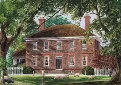 Classic Georgian Home Plan