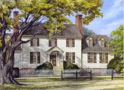Spacious Colonial Home Plan