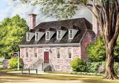 Traditional Colonial Home Plan