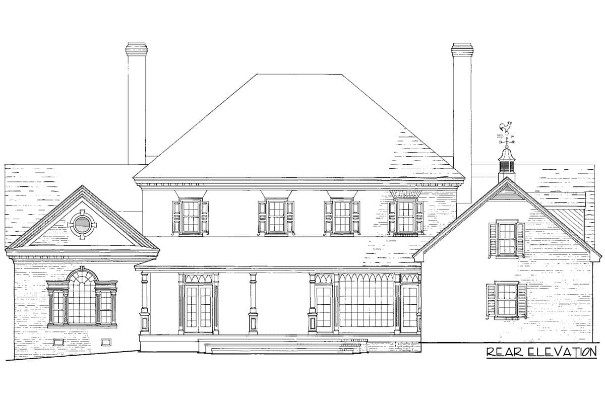 Plan 32526WP: Luxury with a Touch of Convenience - Image #11 - Georgian, Traditional