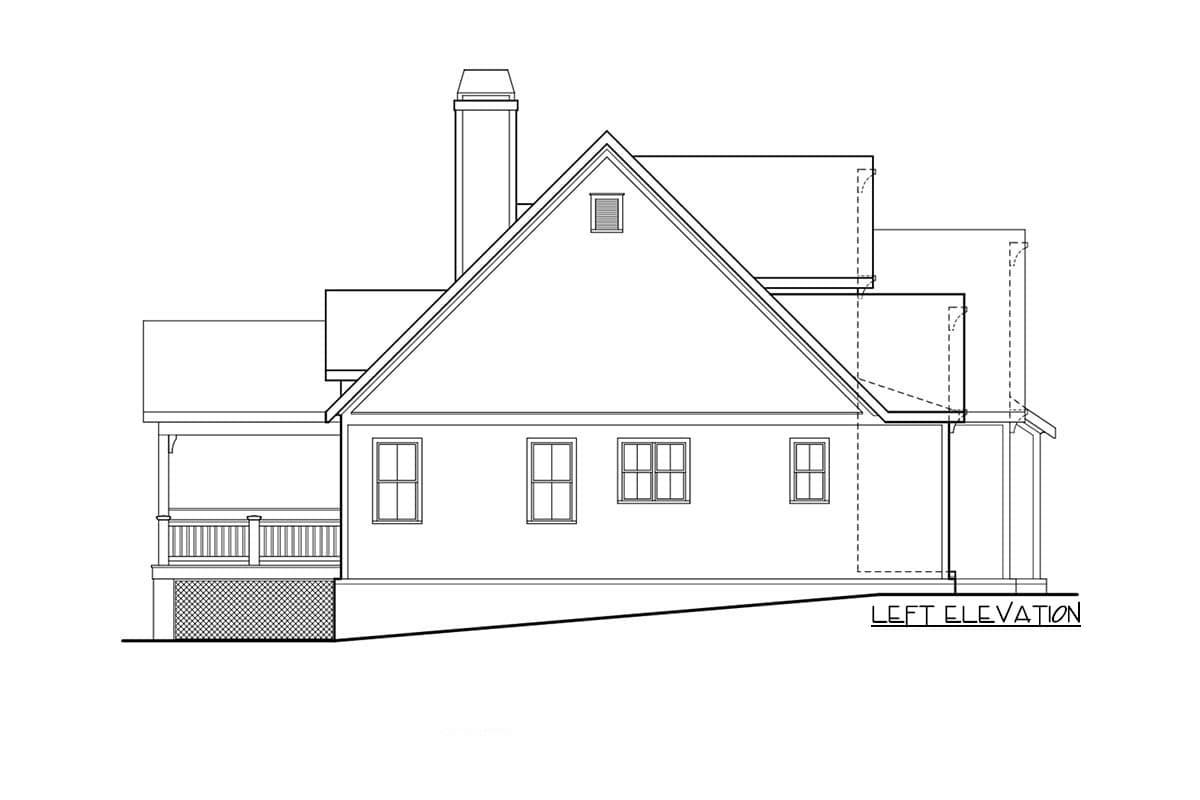 Plan 710391BTZ: 3-Bed Modern Farmhouse with Flex Room and Pocket Home Office - 2258 Sq Ft - Image #8 - Country, Craftsman, Farmhouse, Modern Farmhouse, New American