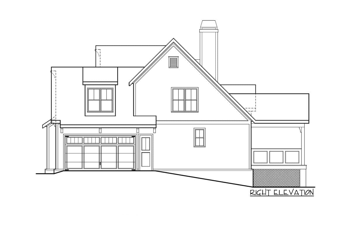 Plan 710391BTZ: 3-Bed Modern Farmhouse with Flex Room and Pocket Home Office - 2258 Sq Ft - Image #10 - Country, Craftsman, Farmhouse, Modern Farmhouse, New American