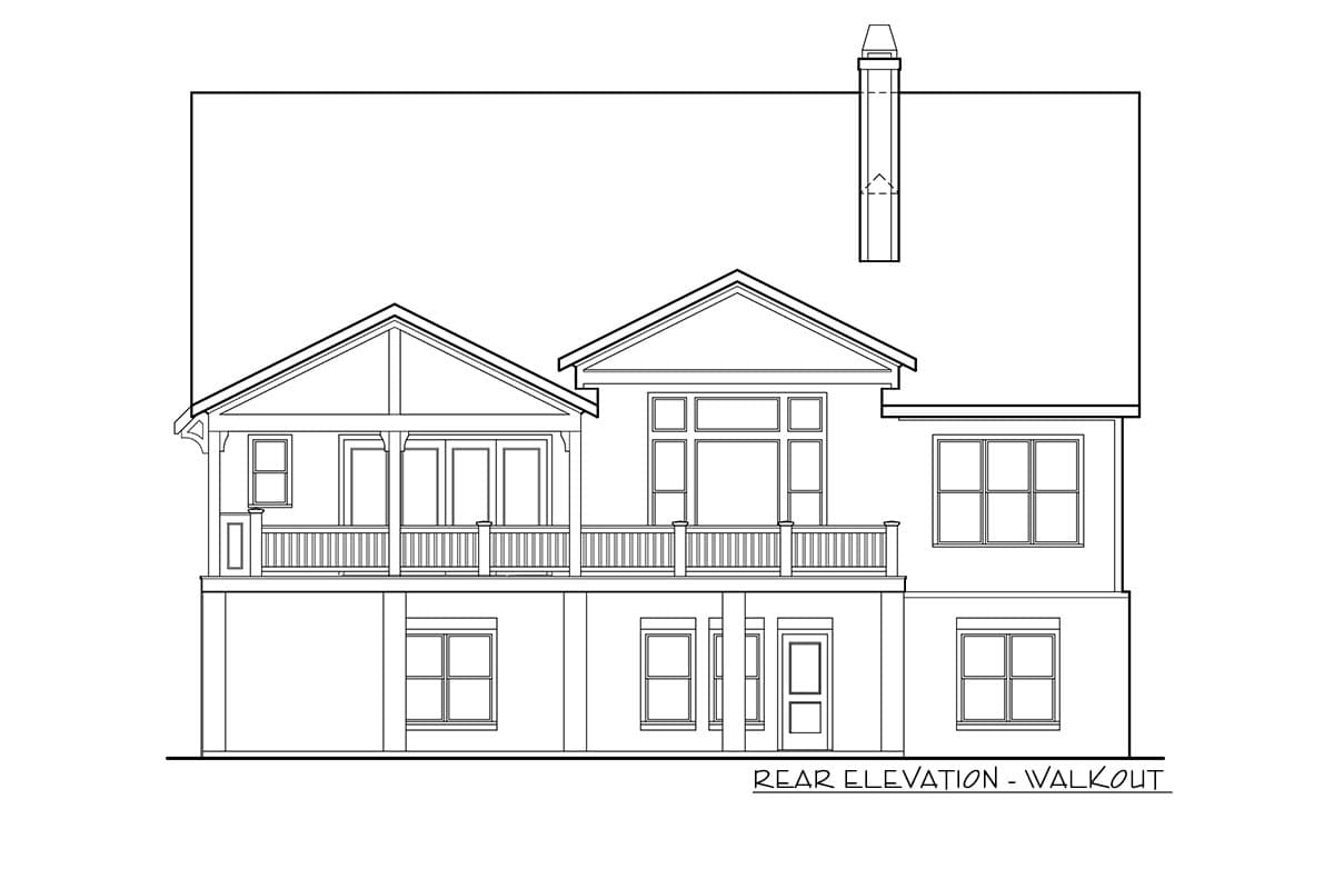 Plan 710391BTZ: 3-Bed Modern Farmhouse with Flex Room and Pocket Home Office - 2258 Sq Ft - Image #12 - Country, Craftsman, Farmhouse, Modern Farmhouse, New American