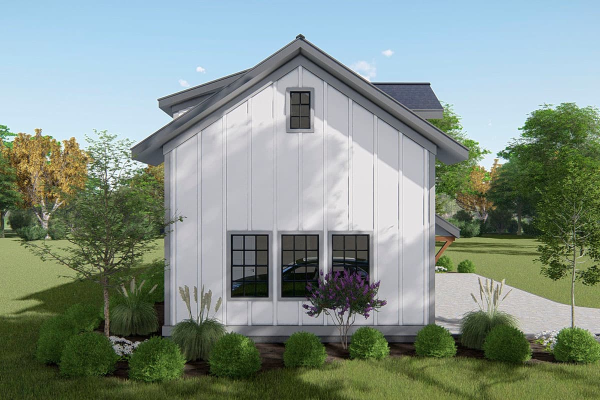 Plan 25419TF: Craftsman Garage Apartment with Ground Floor Shop  - Image #10 - Carriage, Country, Craftsman