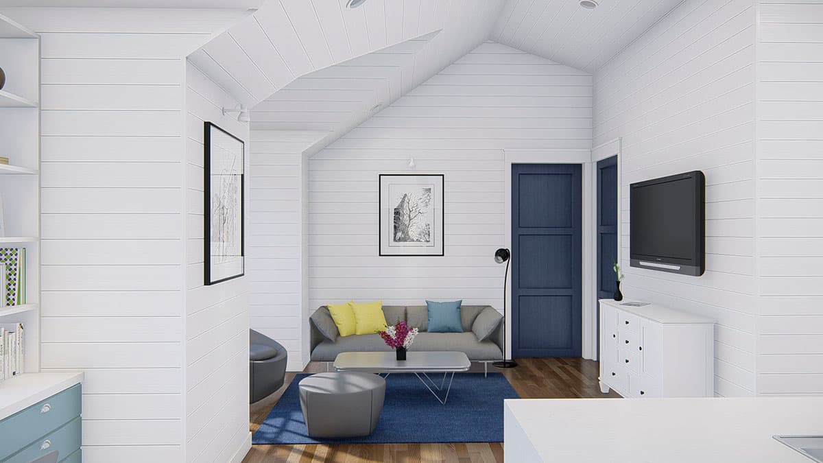 Plan 25419TF: Craftsman Garage Apartment with Ground Floor Shop  - Image #11 - Carriage, Country, Craftsman