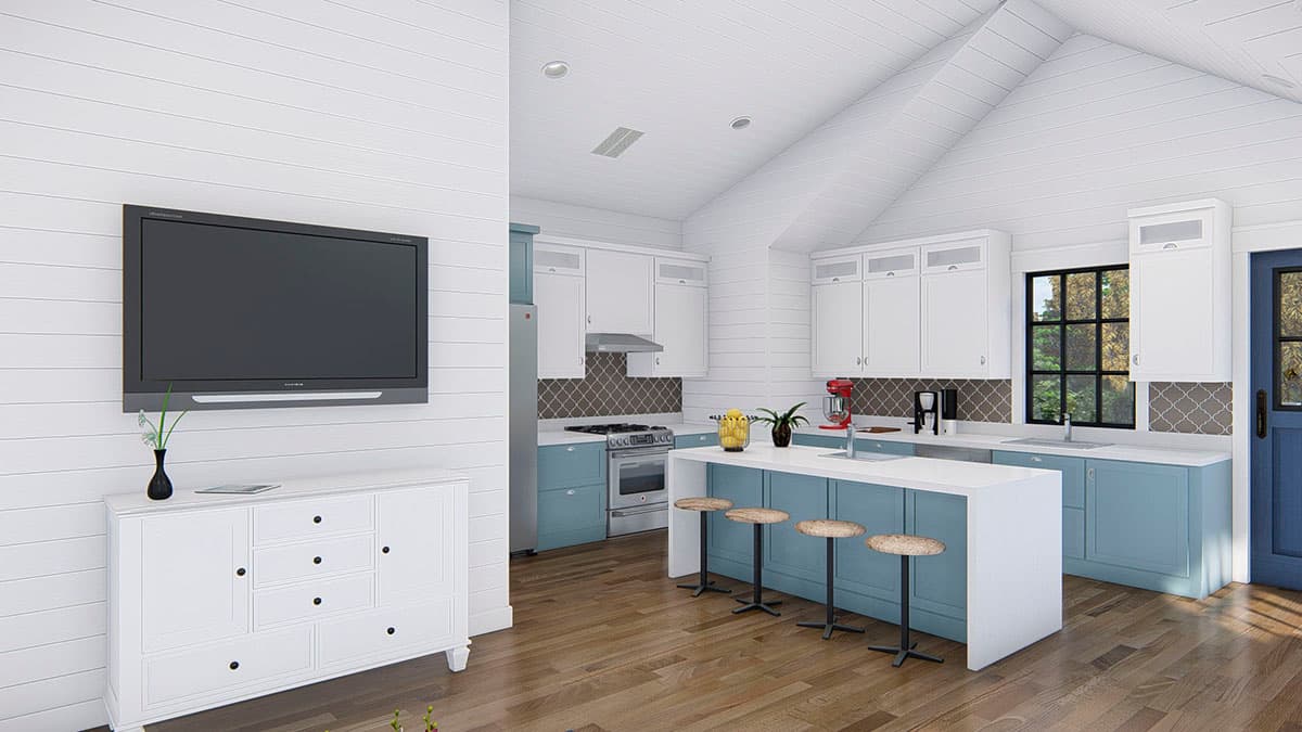 Plan 25419TF: Craftsman Garage Apartment with Ground Floor Shop  - Image #14 - Carriage, Country, Craftsman