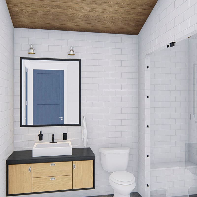 Plan 25419TF: Craftsman Garage Apartment with Ground Floor Shop  - Image #18 - Carriage, Country, Craftsman