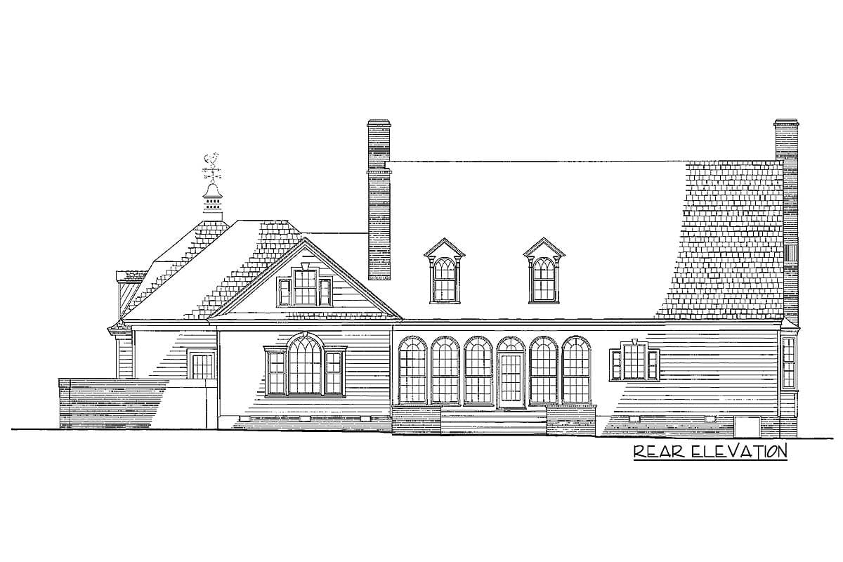 Plan 32535WP: Master Suite with Private Garden - Image #9 - Country, Southern