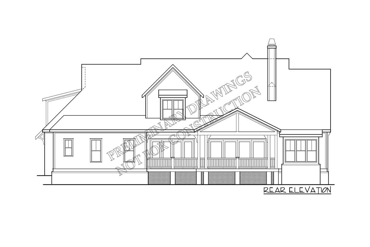 Plan 710392BTZ: 4-Bed House Plan with Home Office or Guest Suite - Image #9 - Acadian, Country, Craftsman, Louisiana-Style, New American, Southern
