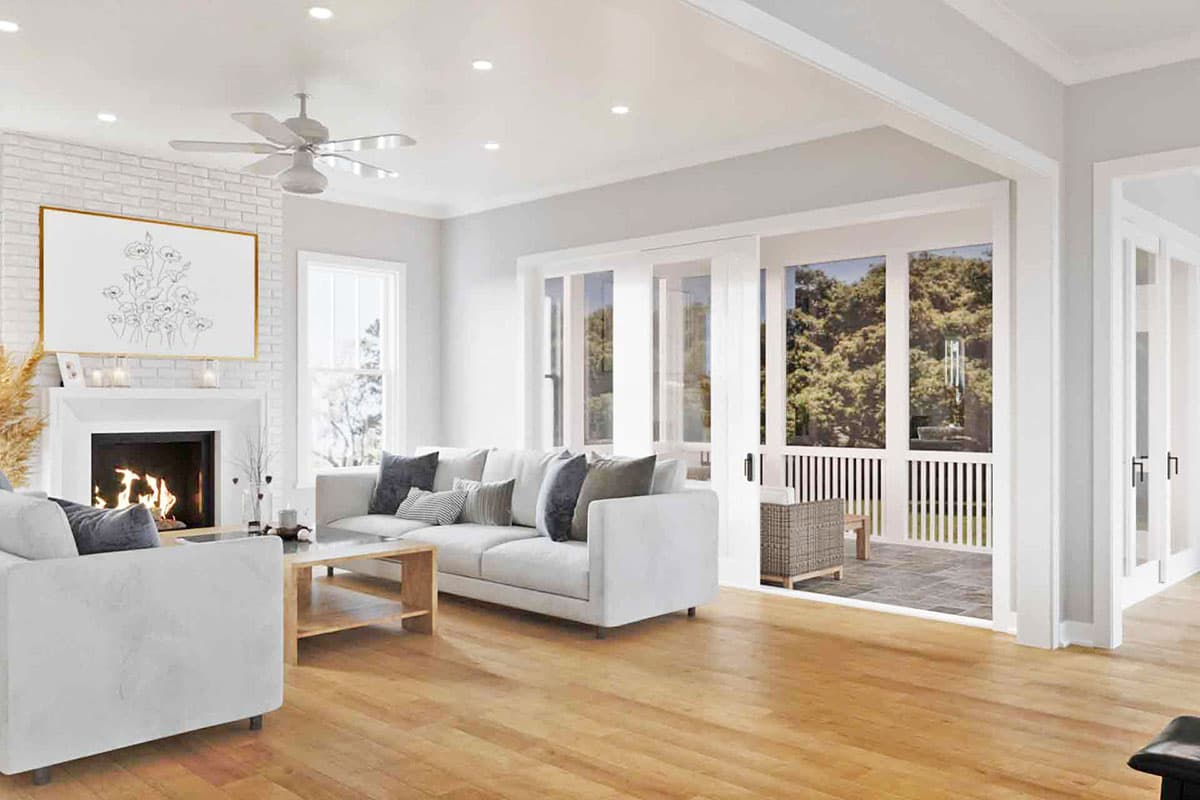 Plan 50196PH: Timeless Bungalow Plan with Screened Porch and Home Office - Image #9 - Bungalow, Country, Craftsman, Traditional
