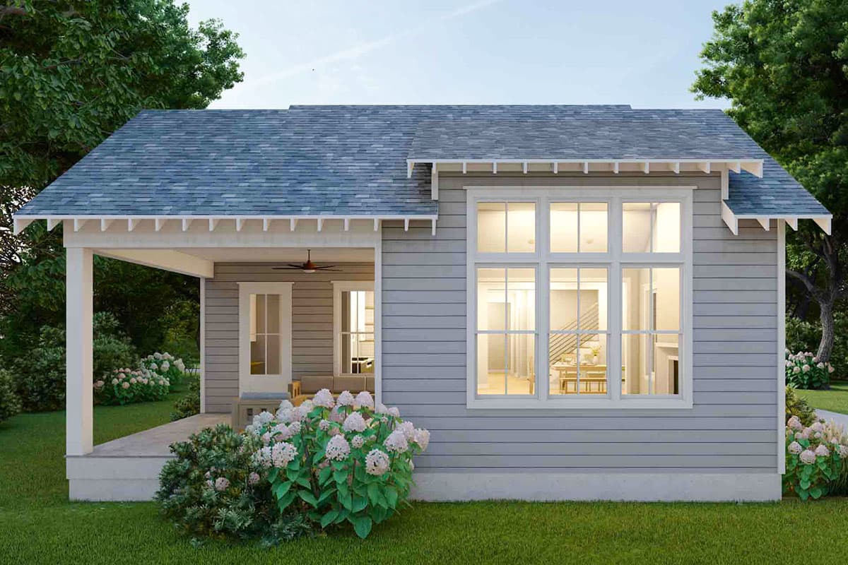 Plan 50197PH: 4-Bed Country House Plan with Main-floor Master Bedroom - Image #7 - Country, Craftsman, Traditional