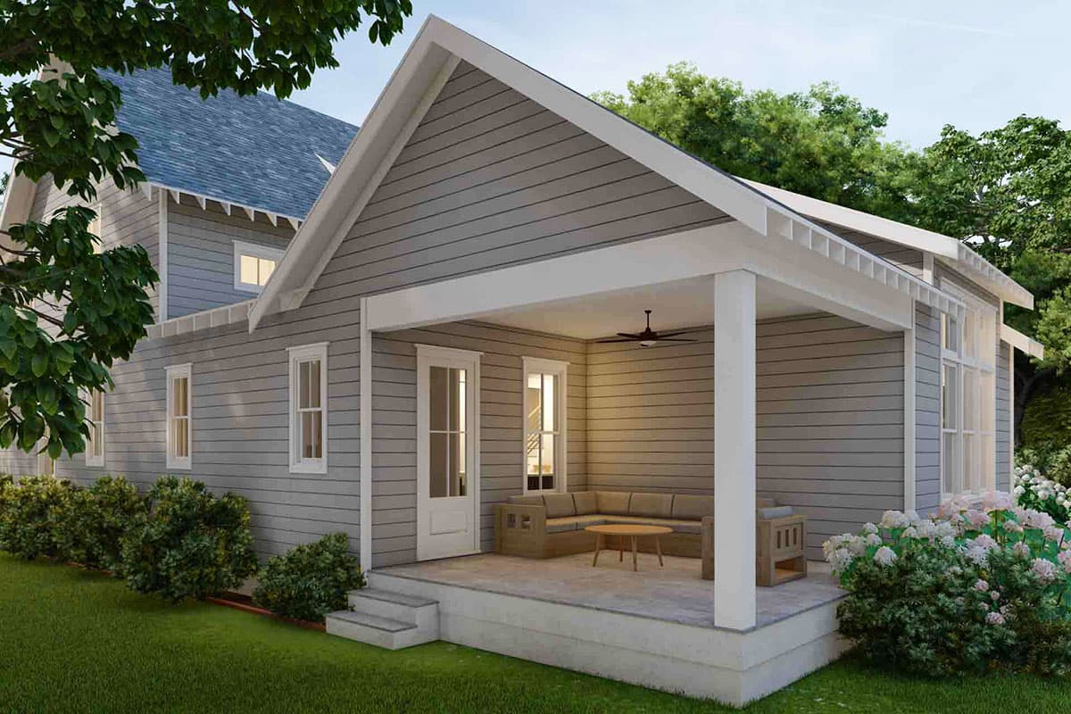 Plan 50197PH: 4-Bed Country House Plan with Main-floor Master Bedroom - Image #8 - Country, Craftsman, Traditional