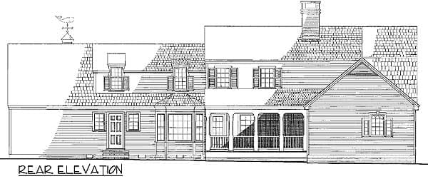 Plan 32549WP: Admirable Cape Cod Home Plan - Image #10 - Cape Cod, Traditional